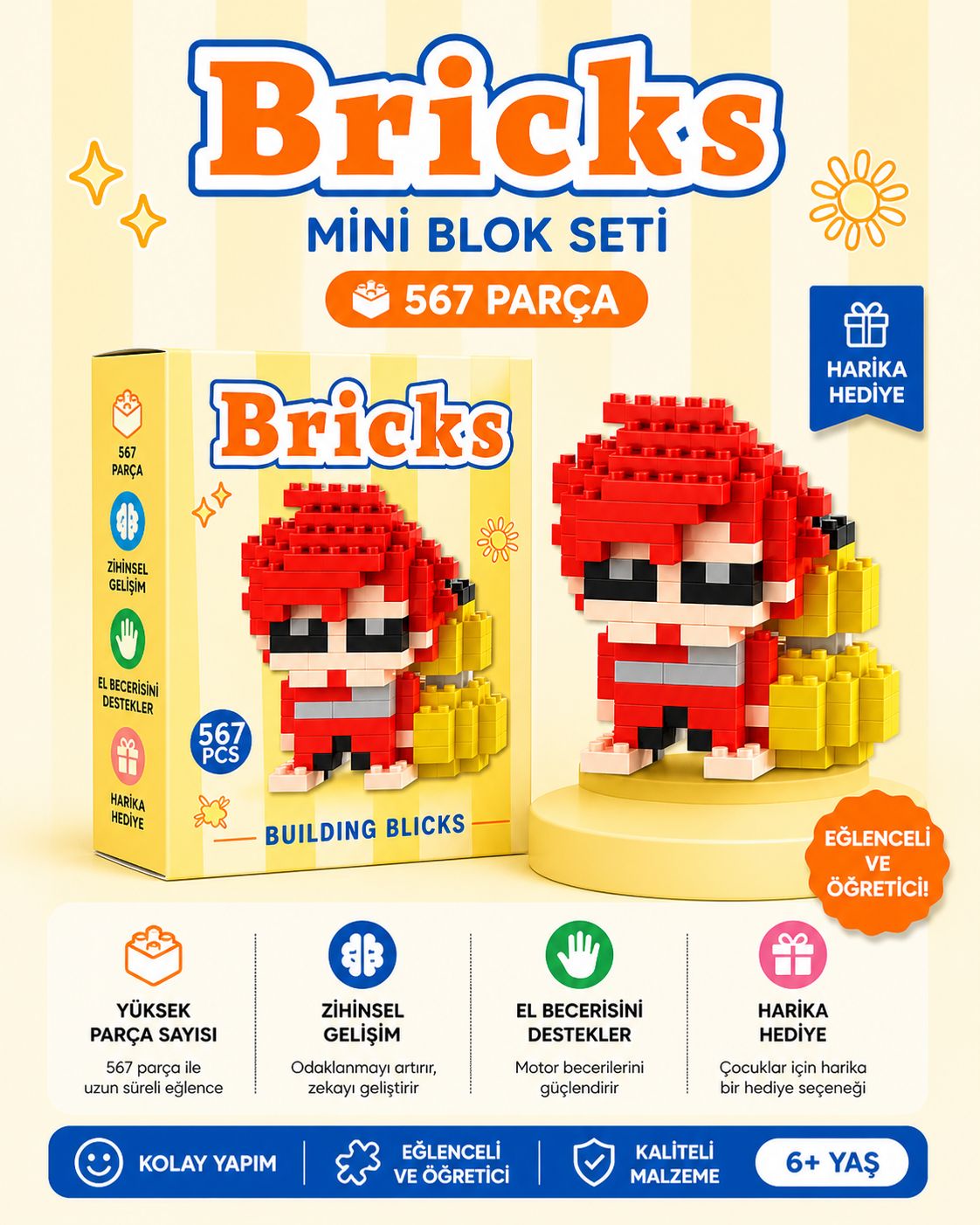 Süper Kahraman Lego Bricks