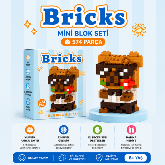 Ayıcık Desenli LEGO