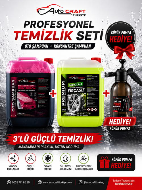 2 Si 1 Arada Profesyonel Set