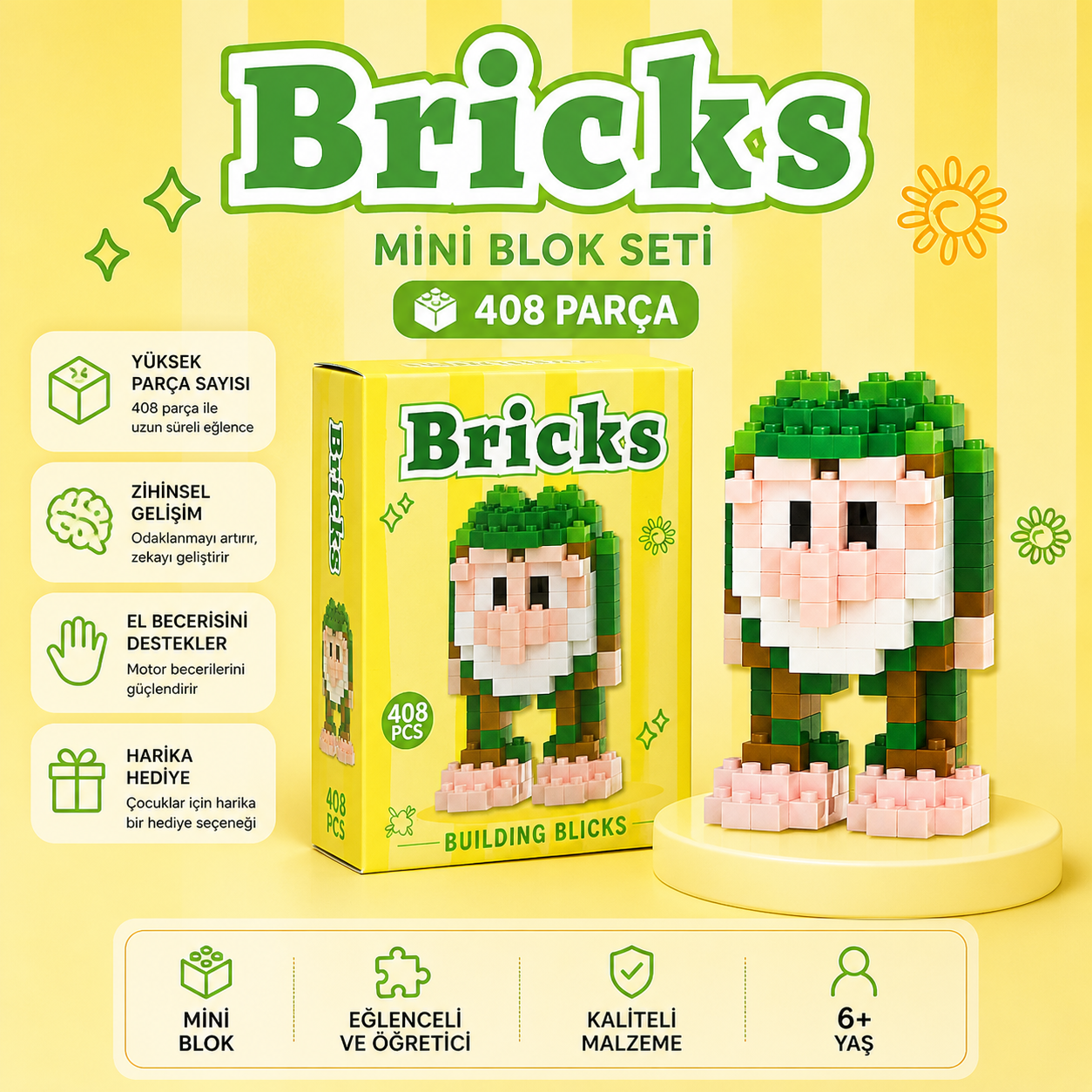 Ağaç Desenli Mini Lego