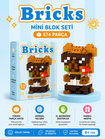 Ayıcık Desenli LEGO