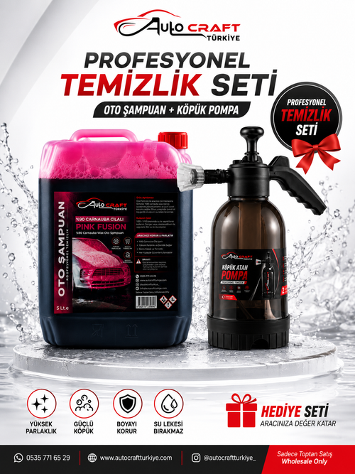 Auto Craft Turkey Pembe şampuan